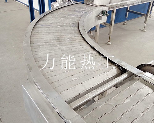新乡不锈钢链板转弯输送机